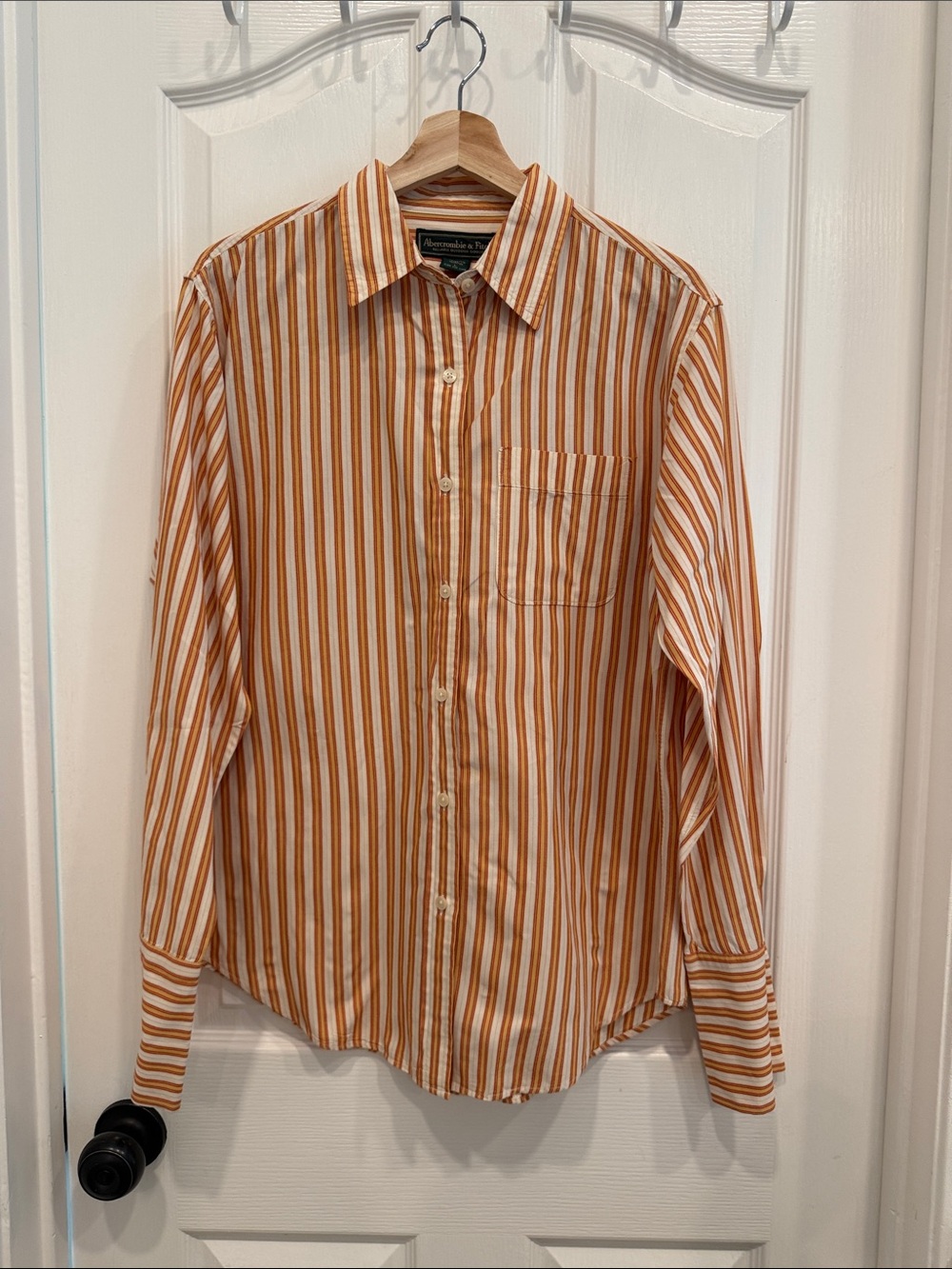 Abercrombie & Fitch vintage 90s stripe button down shirt